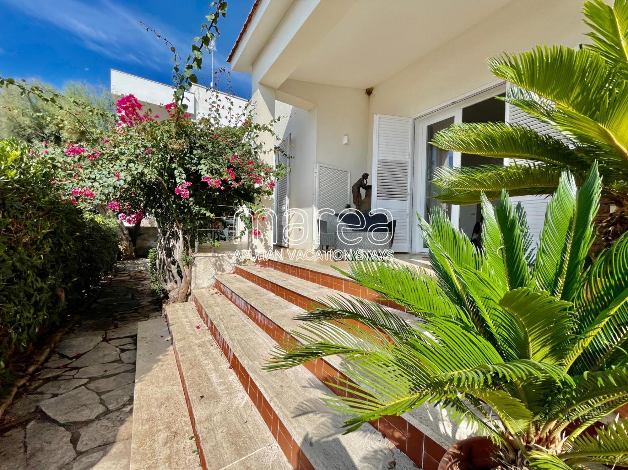 Villa Nauna, Fronte Mare Con Giardino E Terrazzo - Marea Collection Nardò Exterior foto